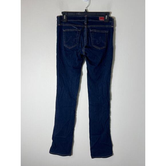 AG Dark Blue The Ballad Slim Boot Cut Jeans Sz 25R - Picture 2 of 4